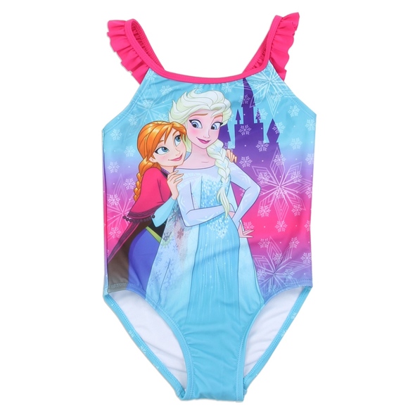 Once Upon a Princess w//Ariel Sizes 2T-4T. Rapunzel /& Cinderella Girls Toddler T-Shirt with Ruffle Fuchsia 2T